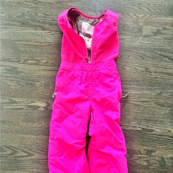 Spyder Kids Bright Pink Overalls - Picture 1 of 3